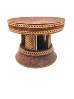 Tabouret - Tabouret africain en bois, Antiquités & Art