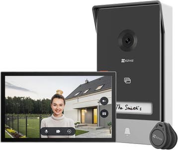 EZVIZ 2K video-deurbel met camera, deurintercom met 7 inch k, Verzenden