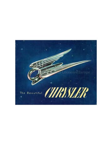 1951 CHRYSLER PROGRAMMA BROCHURE ENGELS (USA), Nieuw