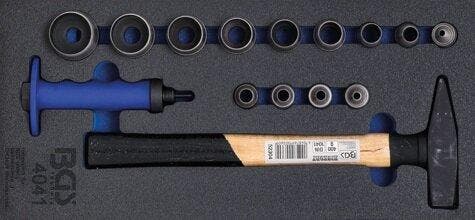 Bgs Technic 1/3 Gereedschap module 15-delig holpijpen set, Auto diversen, Autogereedschap, Verzenden