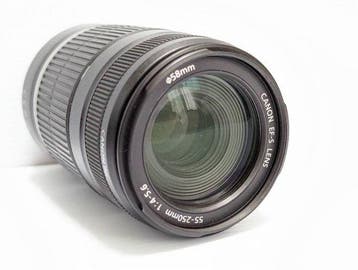 Canon EF-S 55-250mm 1:4-5.6 IS Cameralens, Audio, Tv en Foto, Nieuw