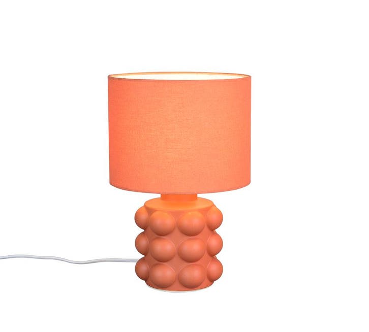 Trio KATE tafellamp | E14 Fitting | abrikoos | Ø 20 cm | IP2, Huis en Inrichting, Lampen | Overige, Nieuw, Verzenden