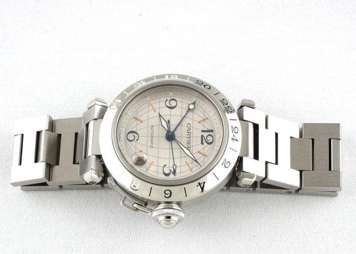 Cartier - Pasha C - GMT - Never Worn - Full Set - Ref. No., Bijoux, Sacs & Beauté, Montres | Hommes