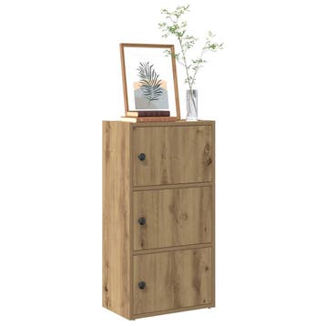 vidaXL Boekenkast 40x24x77 cm bewerkt hout artisanaal, Huis en Inrichting, Kasten | Boekenkasten, Verzenden, Nieuw