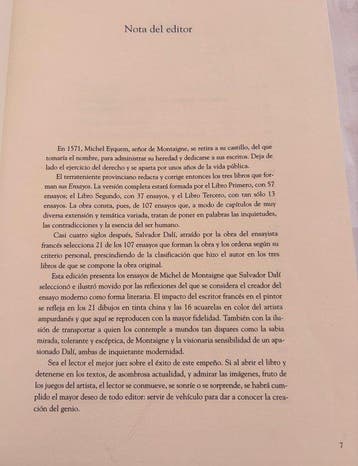 Michel de Montaigne / Salvador Dalí - Ensayos de Michel de