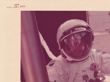 NASA - Official 1969 Alan Bean / Apollo 12 - Red Number #