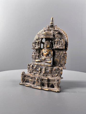 India - Jain Geel brons, koperlegering die waarschijnlijk