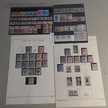 Italie - Belle collection de timbres italiens.