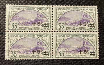 France 1900 - Orphelins de la Guerre n° 166 et N° 300 Neuf, Gestempeld