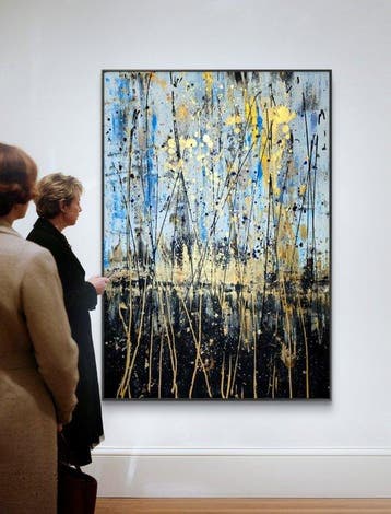 Irena Lenartowicz - Composition with Gold - XXL, Antiek en Kunst