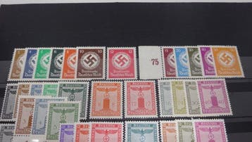 Empire allemand 1934/1944 - Cachets de service du parti et, Gestempeld