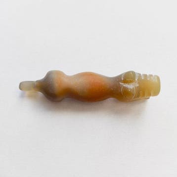 Birman ancien, Pyu Agate bandée naturelle XL Tiger Bead