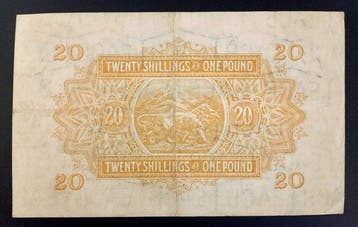 Oost-Afrika. - 1 Pound - 31/03/1953 - Pick 35 (Zonder