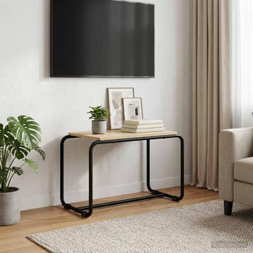 vidaXL TV Stand 60 x 35,5 x 42 cm Sonoma Eiken Bewerkt hout, Verzenden