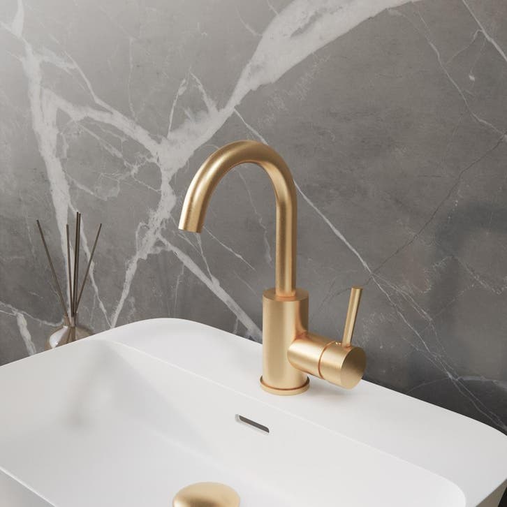 Wastafelkraan BWS | Colorato Ensy | Gebogen Uitloop |, Doe-het-zelf en Bouw, Sanitair, Kraan, Nieuw, Ophalen of Verzenden