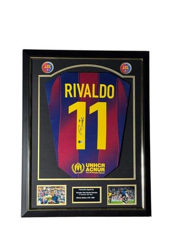 FC Barcelona - Spaanse voetbal competitie - Rivaldo -
