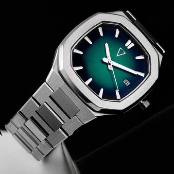 Aryon - Degrade Automatic Green Watch - Zonder minimumprijs