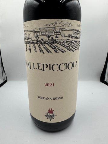 2021 Vallepicciola Toscana Rosso - Toscane IGT - 1 Magnum, Nieuw