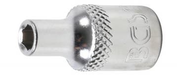 Bgs Technic Dopsleutel zeskant 6,3 mm (1/4) 4 mm, Verzenden, Nieuw