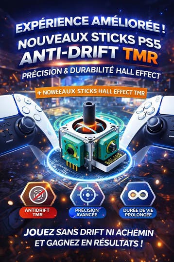 Réparation Manette ps5  sticks TMR (nouvelle génération), Ophalen