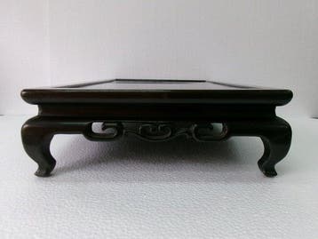 Pied de table - Support à fleurs en bois de style japonais,, Antiquités & Art