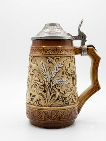 Sitzendorf Porcelain - Georg Heinrich Macheleidt - Bierpul -, Antiek en Kunst
