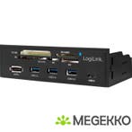 LogiLink UA0341 geheugenkaartlezer Intern Zwart SATA, Verzenden