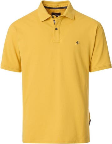 CASAMODA Polo Stretch Mustard Geel maat Maat 52/54 (L) Heren, Kleding | Heren, Polo's, Maat 52/54 (L), CASAMODA, Verzenden, Geel