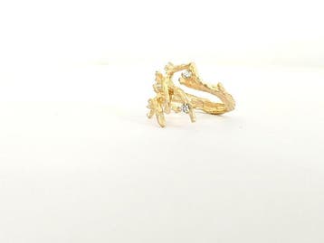 Zonder minimumprijs - Ring Zilver - Ring in de vorm van een, Nieuw
