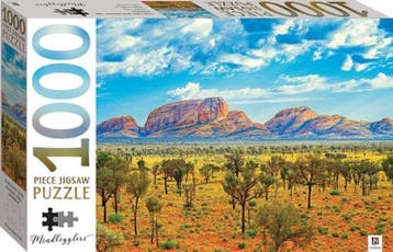 Puzzel - 1000 Stukjes - Uluru-Kata Tjuta Bergen Australië, Hobby en Vrije tijd, Verzenden, Nieuw