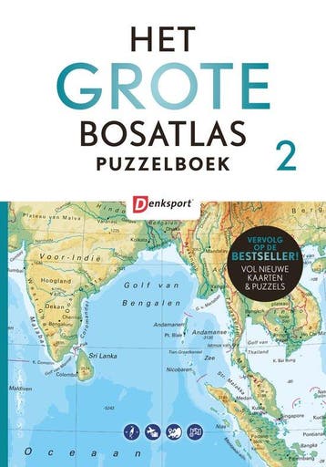 Het Grote Bosatlas Puzzelboek II - puzzels en rebussen -, Boeken, Verzenden, Nieuw