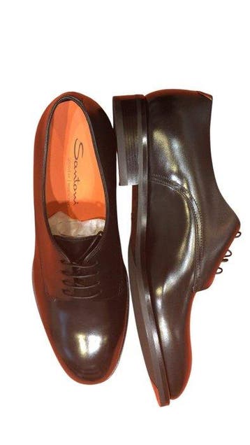 Santoni - Veterschoenen - Maat: EU 43.5 - Nieuw in doos, Nieuw