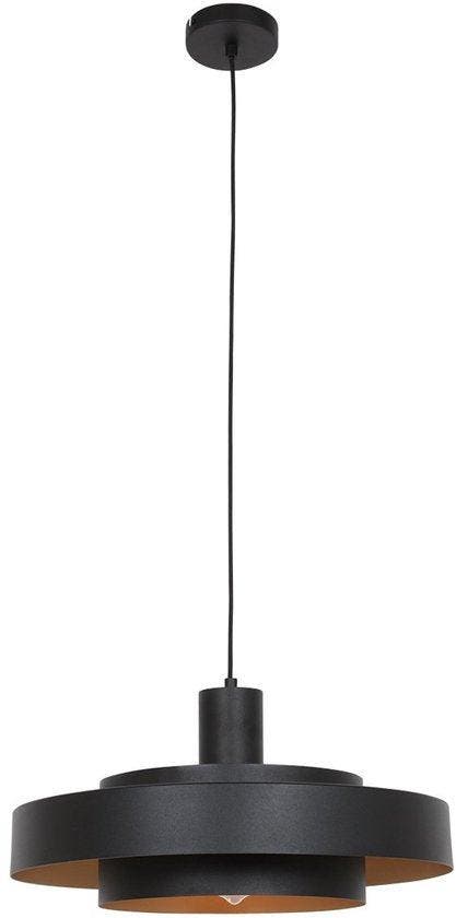 2dekans | Anne Lighting - hanglamp - Flinter - zwart -, Maison & Meubles, Lampes | Autre, Enlèvement ou Envoi