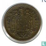 Spanje 1 peseta 1947 (1956), Verzenden, Losse munt