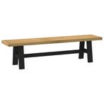 vidaXL Eetbank NOAIN A-vormige poten 180x40x45 cm massief, Huis en Inrichting, Stoelen, Verzenden, Nieuw