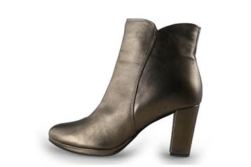 Manfield Enkellaarzen in maat 38 Goud, Kleding | Dames, Schoenen, Overige kleuren, Verzenden, Lage of Enkellaarzen, Manfield