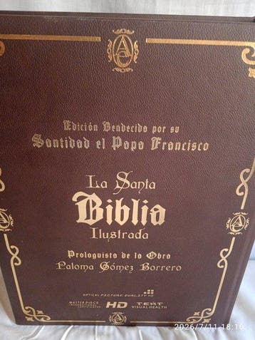 La santa Biblia ilustrada, bendecida por su santidad el papa