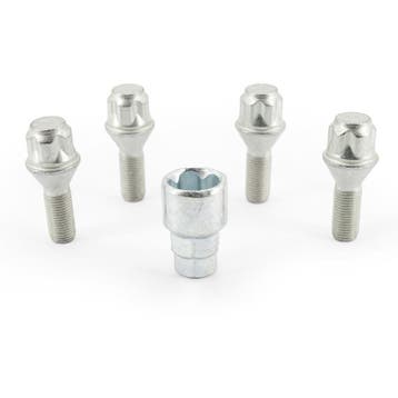 H&R Wielslotenset M12x1.25x26mm konisch - 4 slotbouten incl., Auto-onderdelen, Verzenden, Nieuw
