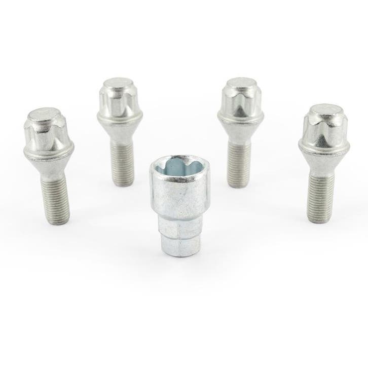 H&R Wielslotenset M12x1.25x26mm konisch - 4 slotbouten incl., Auto-onderdelen, Ophanging en Onderstel, Nieuw, Verzenden