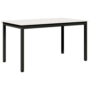 Eettafel Wit | Massief hout | Retour deal -41%, Huis en Inrichting, Tafels | Eettafels, 100 tot 150 cm, Verzenden, 50 tot 100 cm