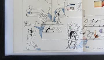 Saul Steinberg (1914-1999) - The Architect Villa Maria