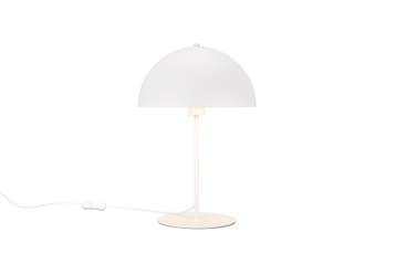 Trio NOLA tafellamp | E27 Fitting | wit mat met wit | Ø 30 c, Verzenden, Nieuw