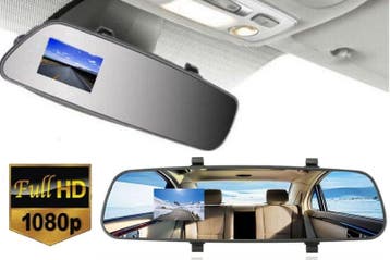 Dashcam achteruitkijkspiegel spiegel camera binnenspeigel Fu, Verzenden, Nieuw