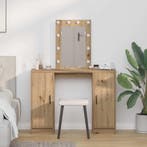 vidaXL Kaptafel met opslag Bruin 102 x 33 x 135 cm Bewerkt, Verzenden, Nieuw
