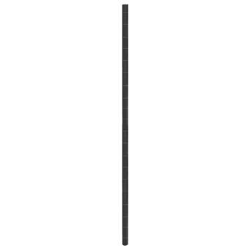 vidaXL Worteldoek 4x25 m polypropeen zwart, Verzenden