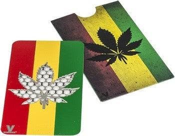 Card Kruidengrinder - Rasta Leaf, Verzenden