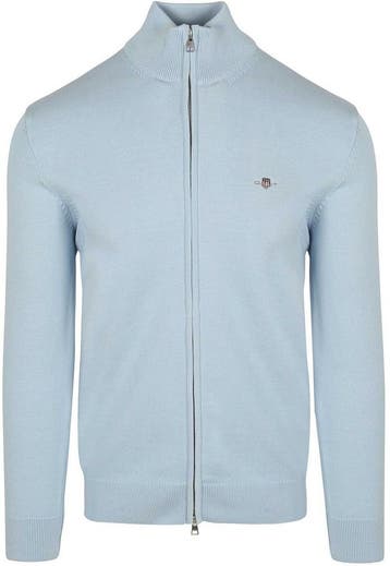 Gant Vest Lichtblauw maat Maat 52/54 (L) Heren, Verzenden, Nieuw, Maat 52/54 (L), GANT