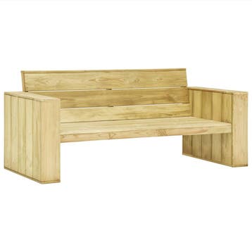 vidaXL Tuinbank 179 cm geïmpregneerd grenenhout, Tuin en Terras, Verzenden, Nieuw