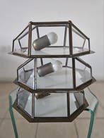 Fontana Arte, Candle - Wandlamp (3) - Messing, Glas -