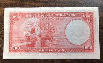 Guinée portugaise. - 1000 Escudos - 1964 - Pick 43a (Sans